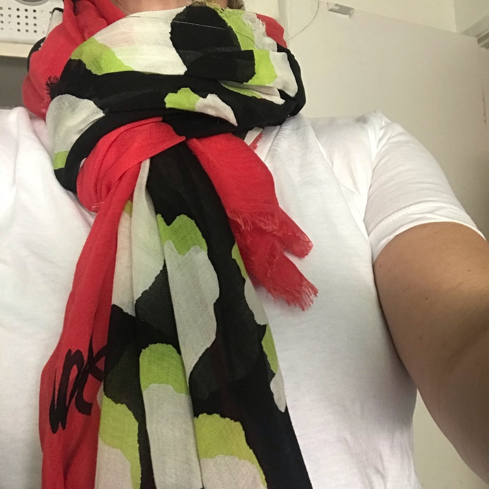 DVF silk scarf